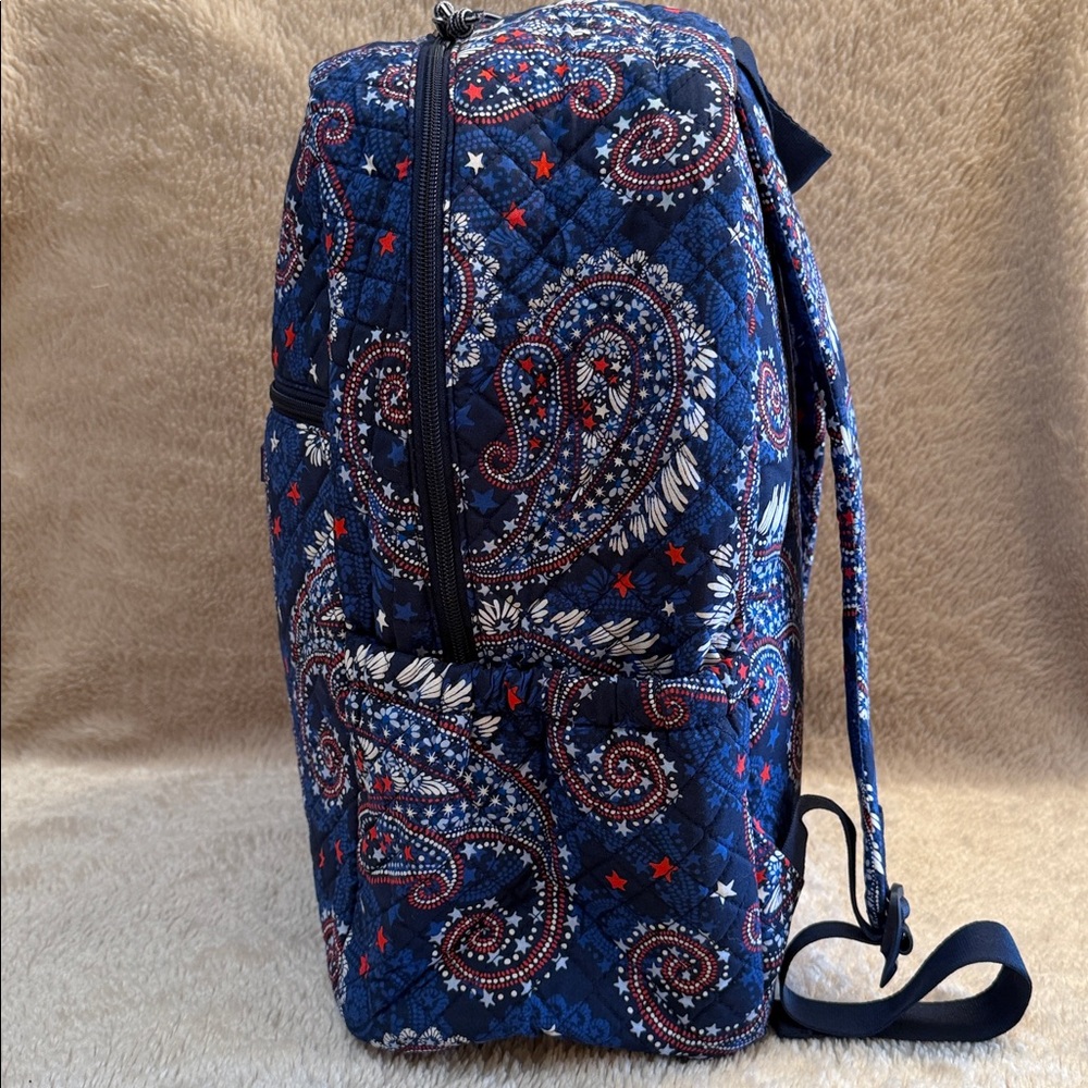 VERA BRADLEY Fireworks Paisley Celebration Backpack - Picture 3 of 13